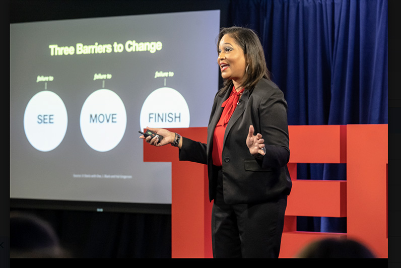 Dr. Kelley Gurley shares her human-centered leadership philosophy during TEDx Talk.